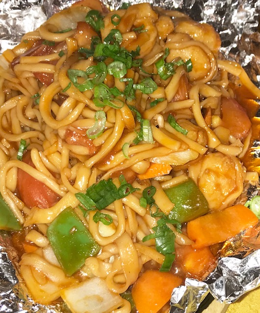 番旦炒面 Tomato Egg Chow Mein