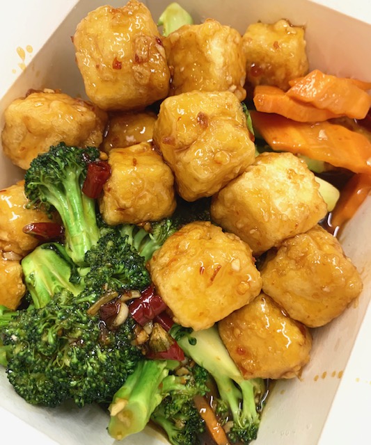 左付 General Tso’s Tofu