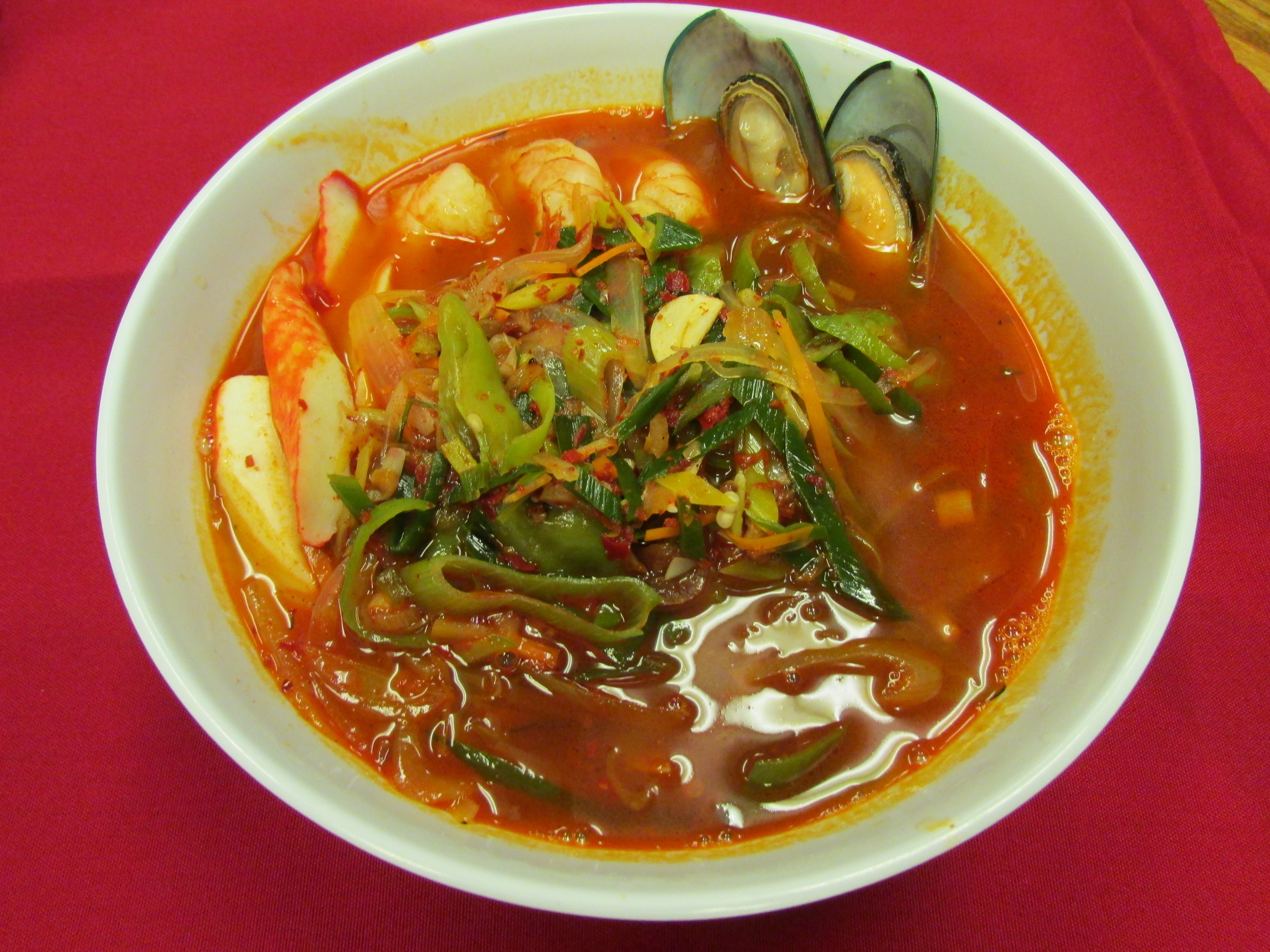 Korean Jjampong Seafood