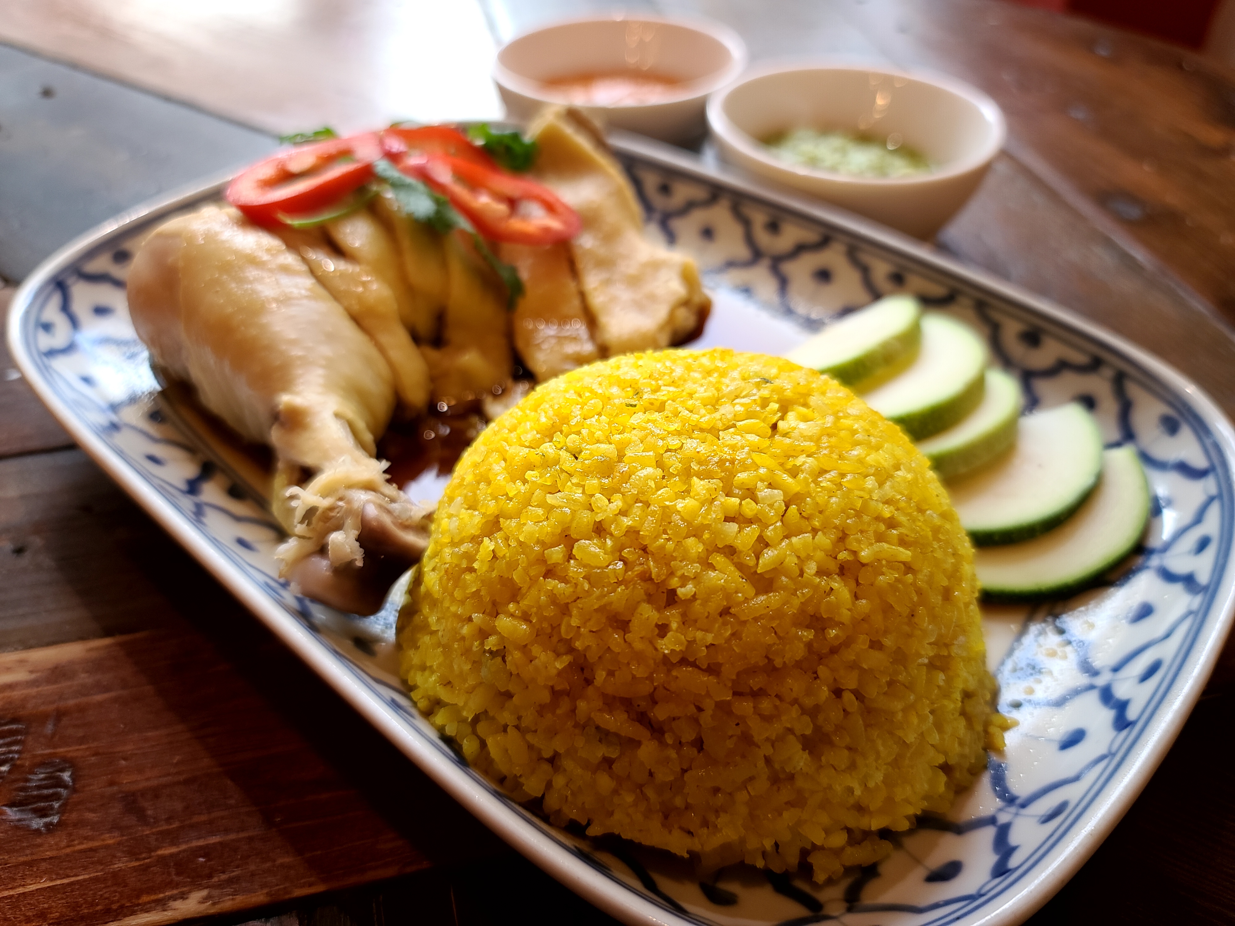 Singaporean Hainanese Chicken Rice