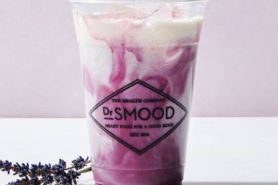 Lavender Blueberry Latte Iced 16oz