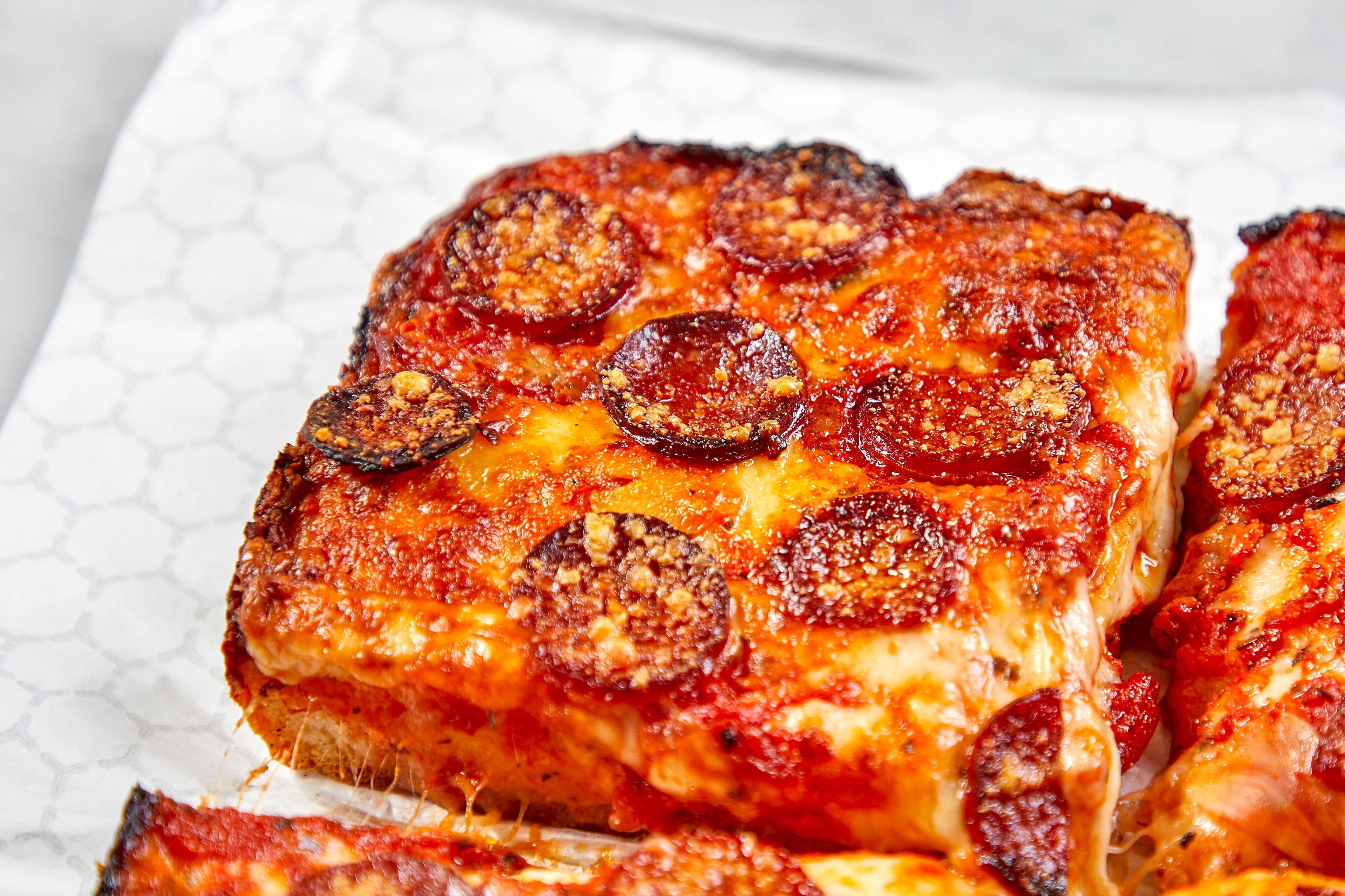 Pepperoni Sicilian Slice