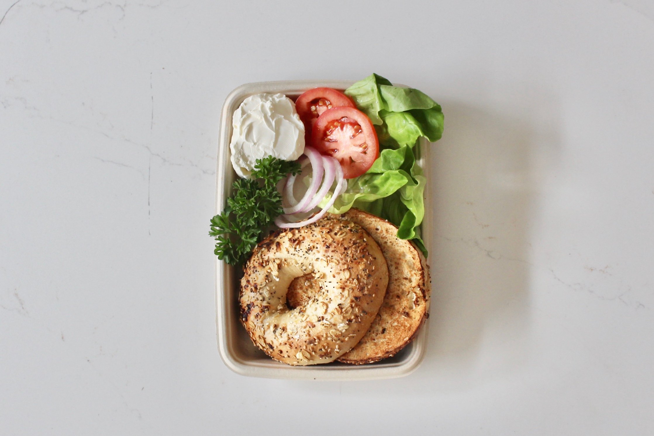 Make Your Own Bagel Sandwich