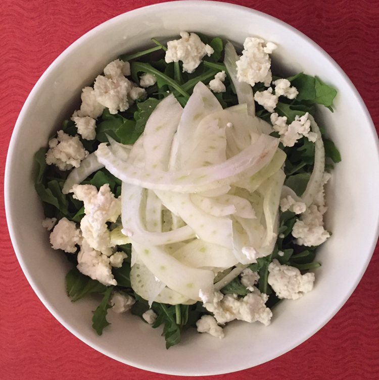 Fennel and organic Arugula Salad