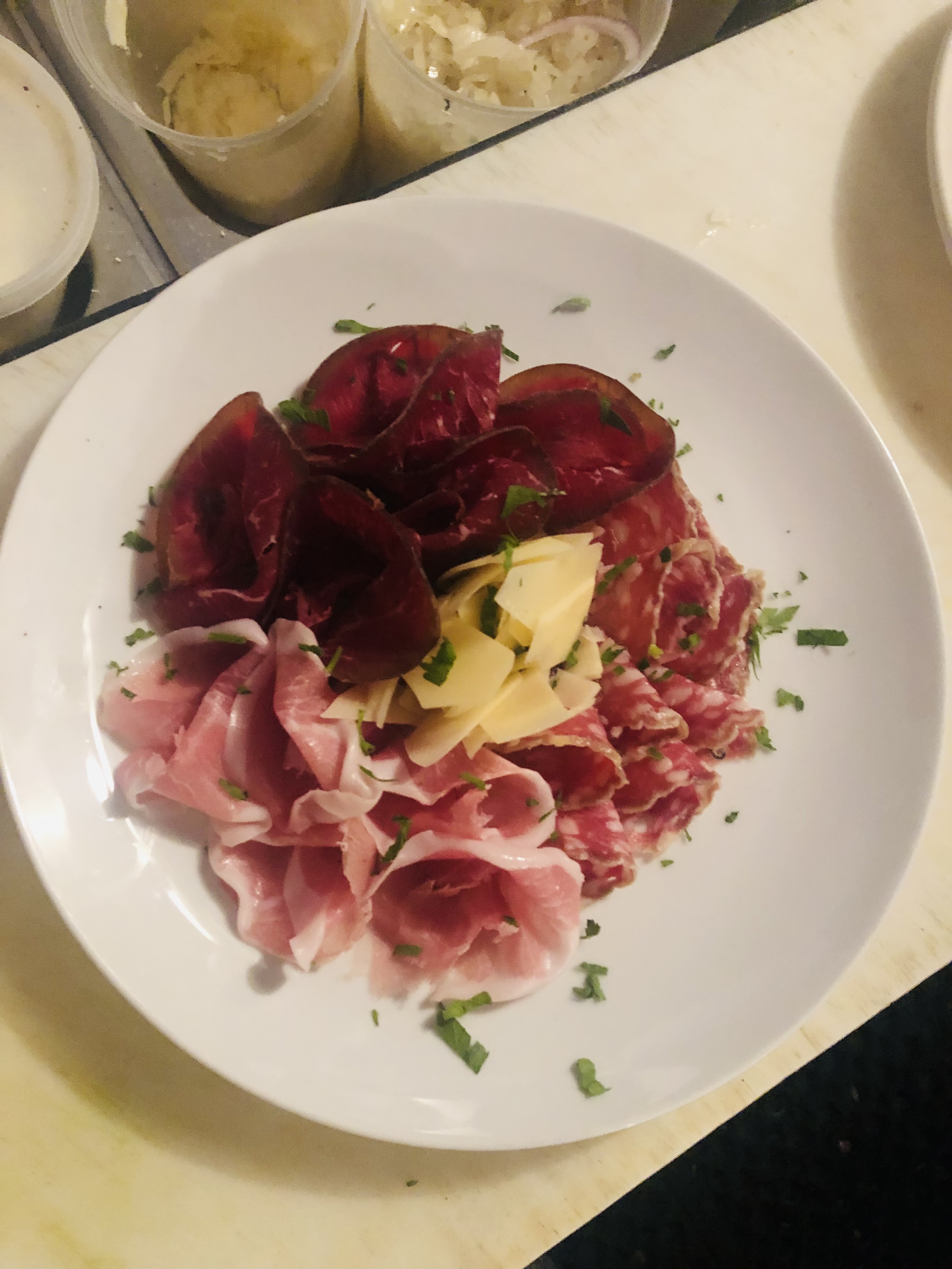 Prosciutto Soppressata and Parmigiano Cheese