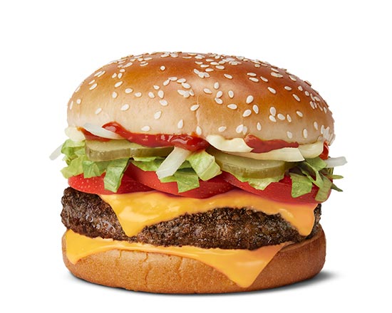 Order Quarter Pounder with Cheese Deluxe food online from Mcdonald store, Lagrangeville on bringmethat.com