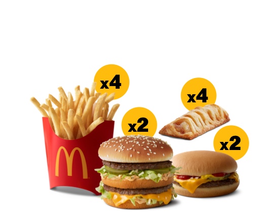 Order Favorites for 4 food online from McDonald's store, Bay Shore on bringmethat.com