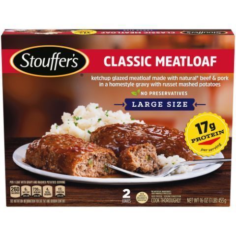 Order Stouffers Meatloaf & Mashed Potatoes with Gravy 16oz food online from 7-Eleven store, Natick on bringmethat.com