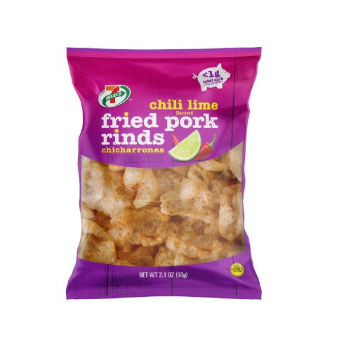 Order 7-Select Pork Rinds Chili Lime 2.125oz food online from 7-Eleven store, Charlotte on bringmethat.com