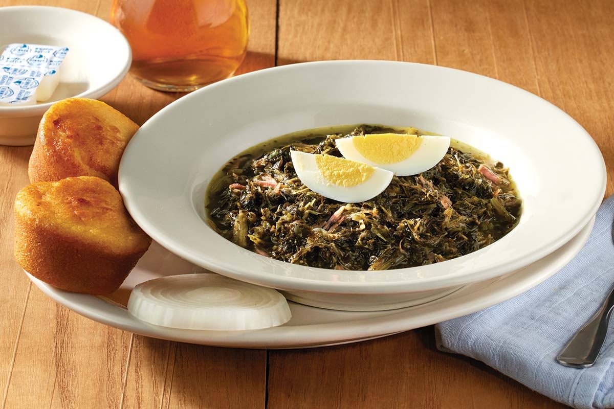 Order Bowl of Turnip Greens food online from Cracker Barrel store, Rochester on bringmethat.com