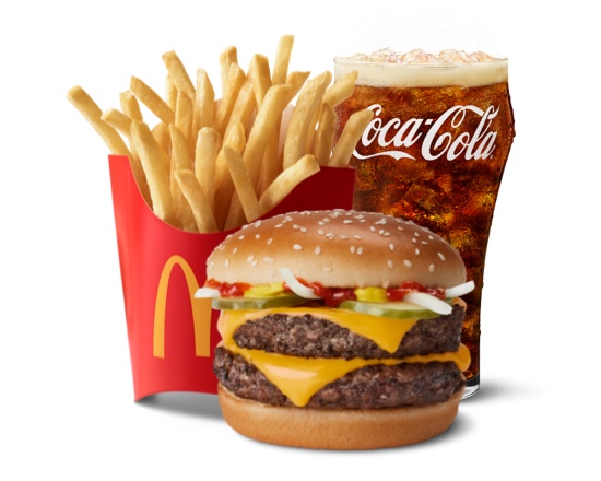 Order Double Quarter Pounder with Cheese Meal food online from Mcdonald store, Lagrangeville on bringmethat.com
