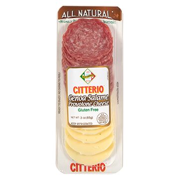 Order Citterio Genoa Salami & Provolone Cheese 3oz food online from Sheetz store, Goldsboro on bringmethat.com