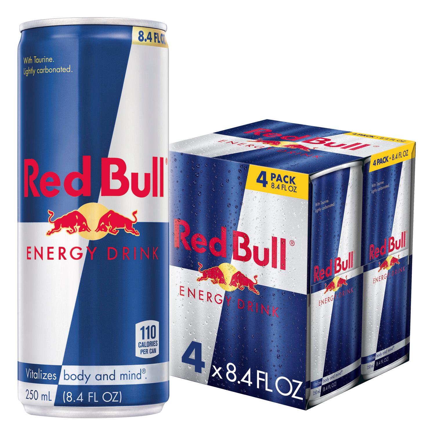 Order 4 Pack - 8.4 oz.  Red Bull food online from Jalco Liquor store, El Monte on bringmethat.com