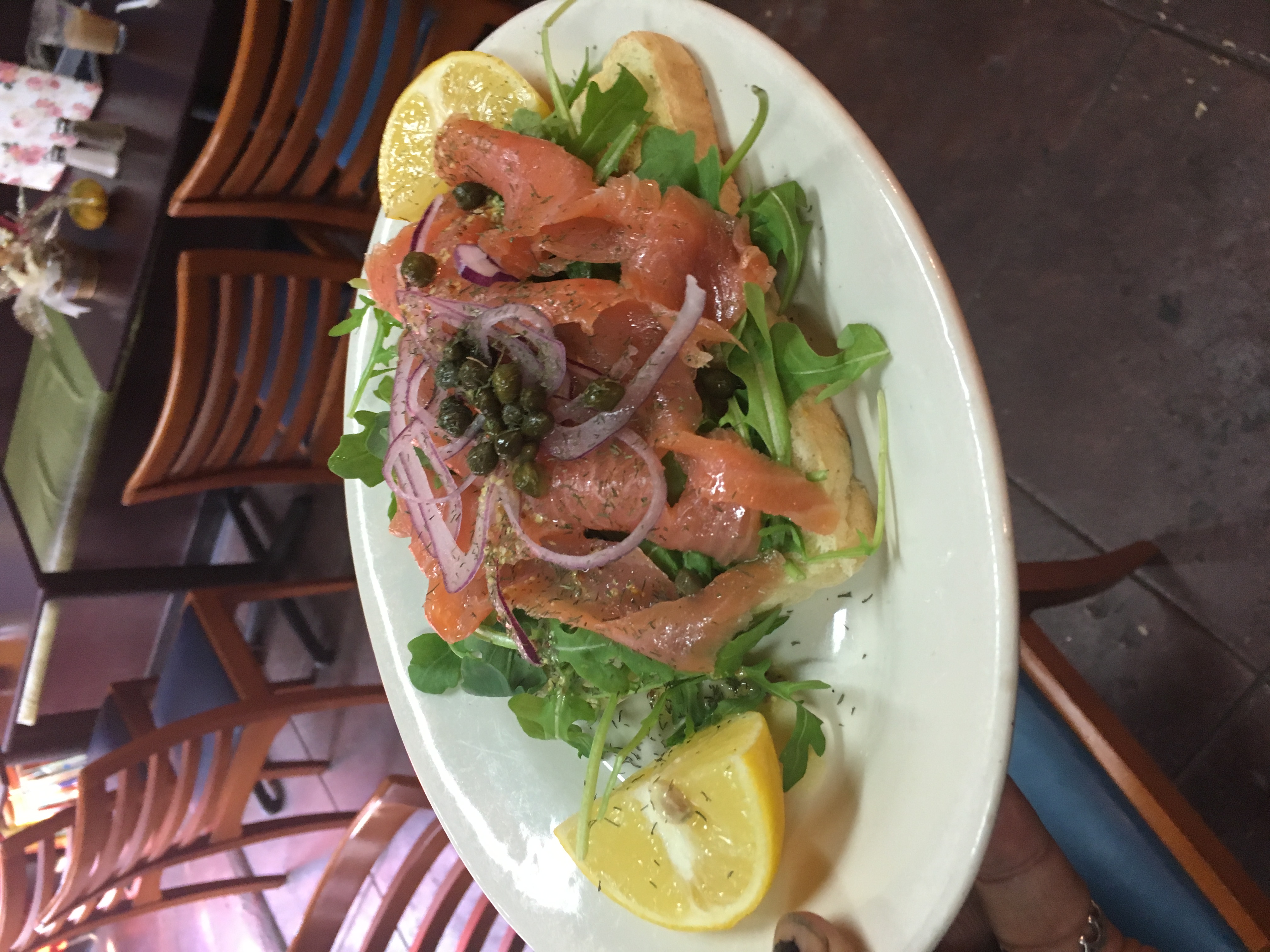 Order Lox and Dill Sandwich food online from Street Level Cafe store, Los Angeles on bringmethat.com