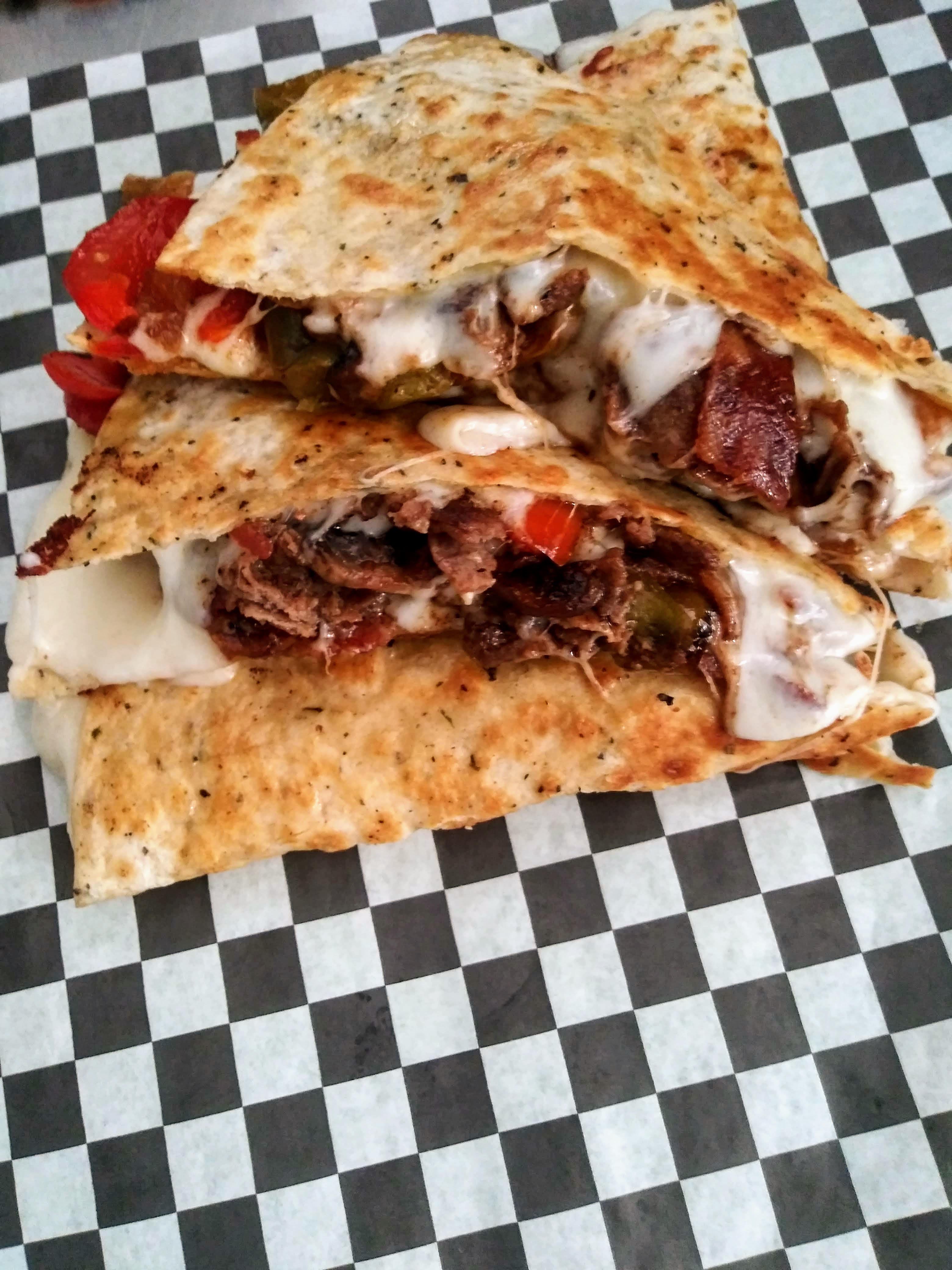 Order Really Philly Quesadilla food online from The Grilled Cheese Factory store, Rochester on bringmethat.com