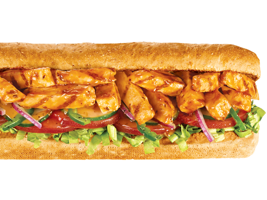 Order Sweet Onion Chicken Teriyaki Sandwich food online from Subway Merrick-Blvd store, Queens on bringmethat.com