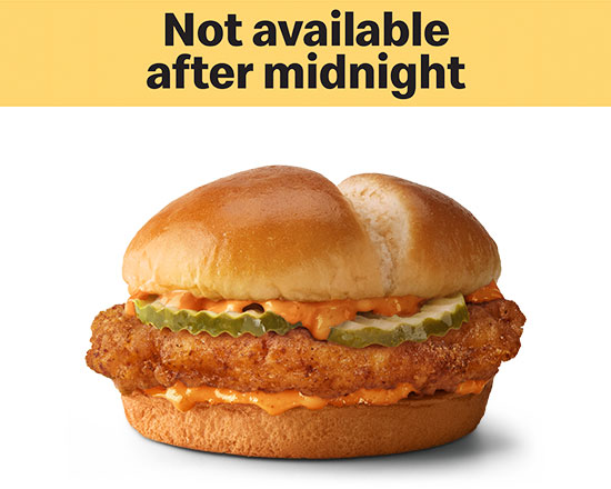 Order Spicy Crispy Chicken Sandwich food online from McDonald's store, Cincinnati on bringmethat.com