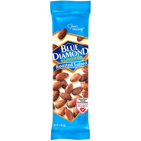 Order Blue Diamond Roasted Salted Almond 1.5oz food online from 7-Eleven store, Charlotte on bringmethat.com