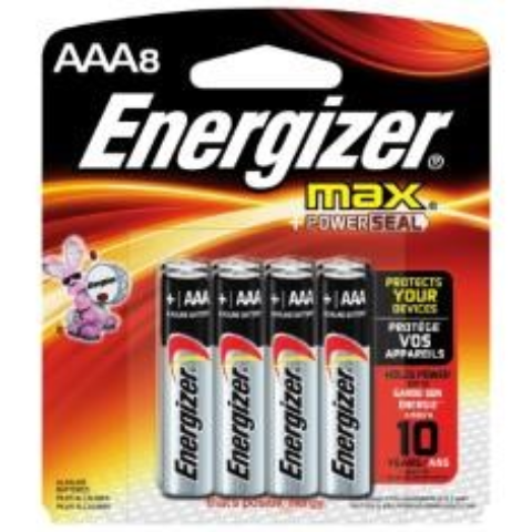Order Energizer Max AAA 8 Pack food online from 7-Eleven store, Natick on bringmethat.com
