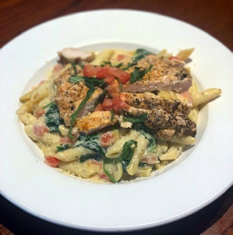 Order Blackened Chicken Pasta Alfredo food online from Carolina Ale House store, Wake Forest on bringmethat.com