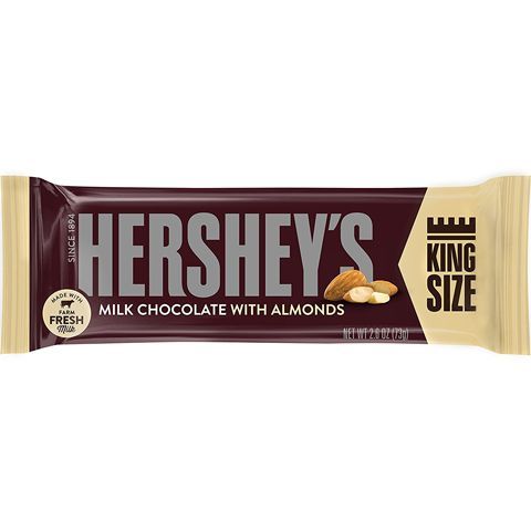 Order Hershey’s Almond King Size 2.6oz food online from 7-Eleven store, Bellflower on bringmethat.com
