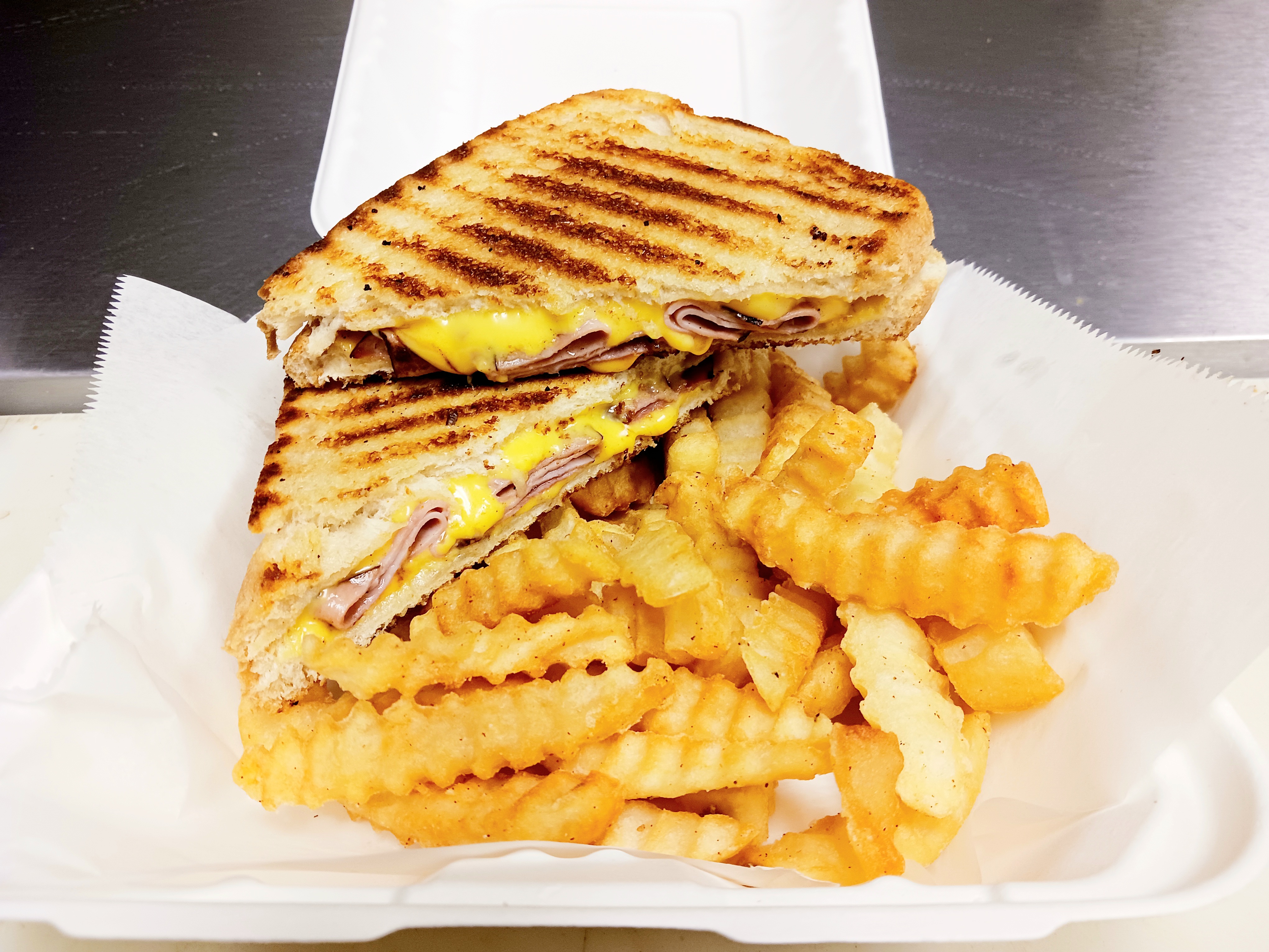 Order Ham And Cheese Melt food online from The Grilled Cheese Factory store, Rochester on bringmethat.com