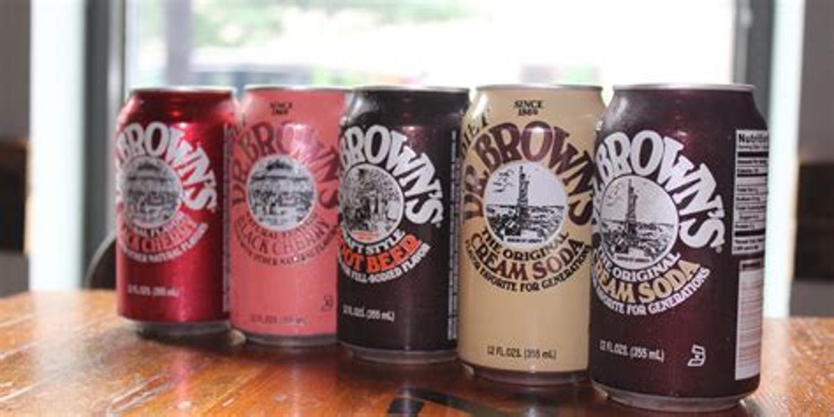 Order Dr. Brown Can food online from Bear's Big Burgers and Wings store, Jupiter on bringmethat.com