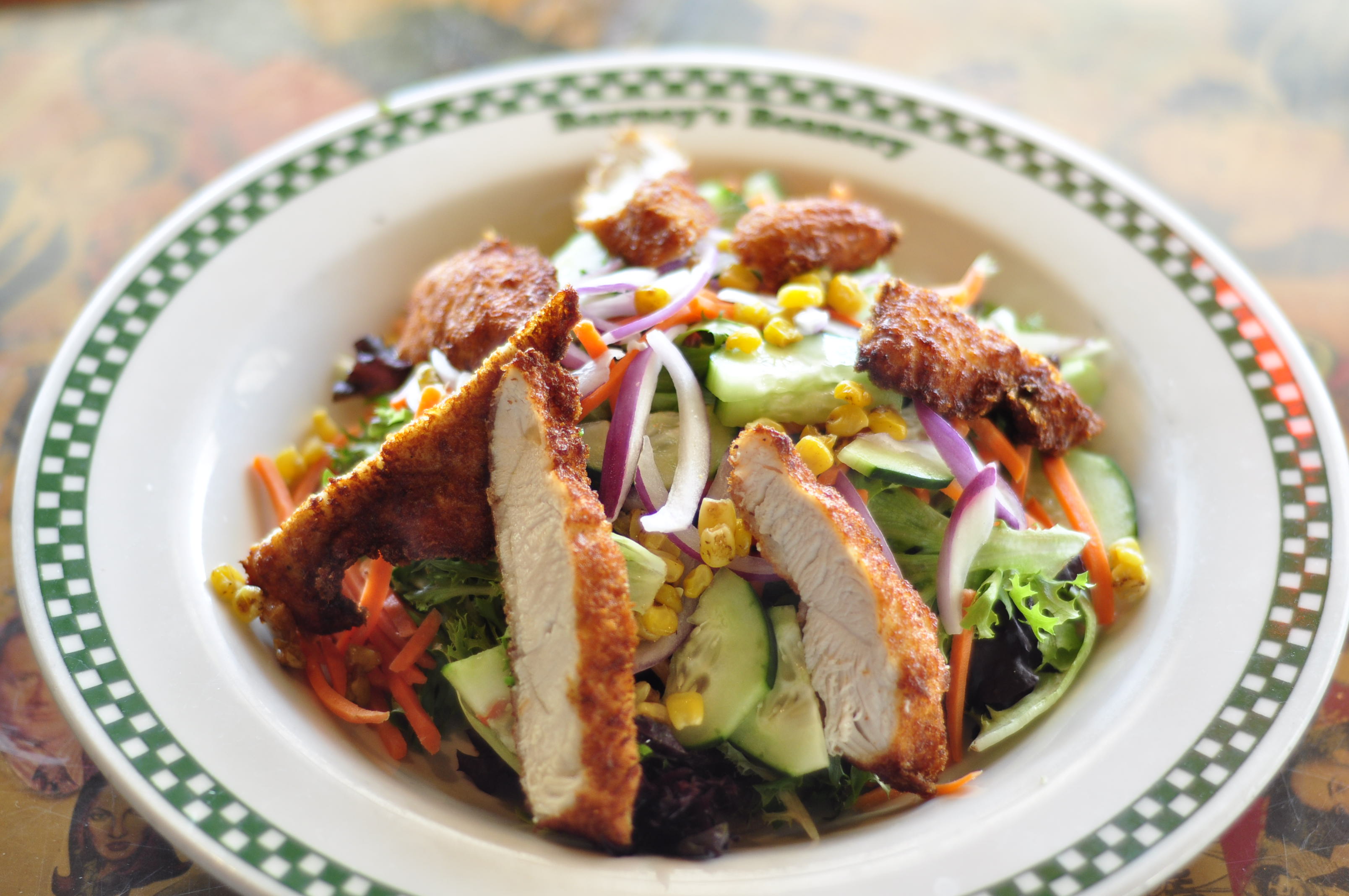 Order Southern Fried Chicken Salad food online from Barney Beanery store, Burbank on bringmethat.com