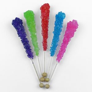 Order Assorted Rock Candy Sticks, 3 Pieces food online from Wockenfuss Candies store, Columbia on bringmethat.com