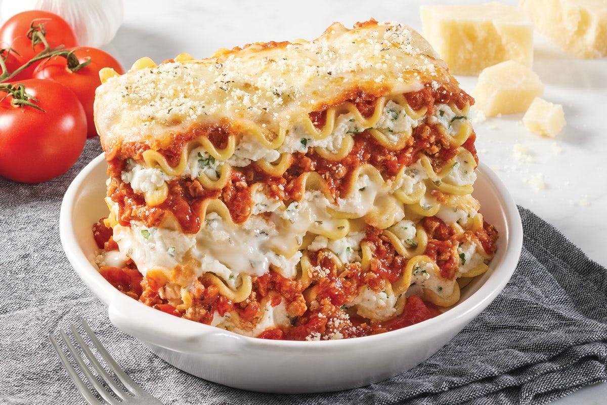 Order Cheesy Double-Stack Lasagna food online from Fazoli store, Atlanta on bringmethat.com