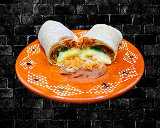Order Chile Relleno Burrito food online from Rivas Mexican Grill#4 store, Henderson on bringmethat.com