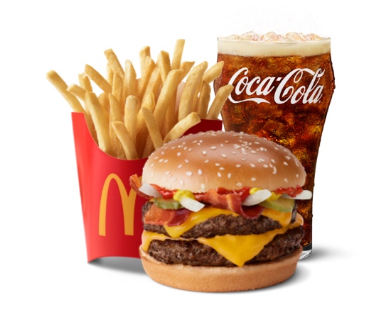 Order Double Bacon Quarter Pounder with Cheese Meal food online from Mcdonald store, Lagrangeville on bringmethat.com