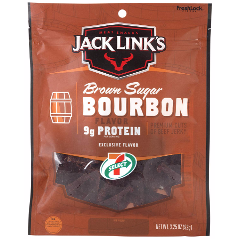 Order 7-Select Jack Link's Brown Sugar Bourbon Beef Jerky 3.25oz food online from 7-Eleven store, Wakefield on bringmethat.com