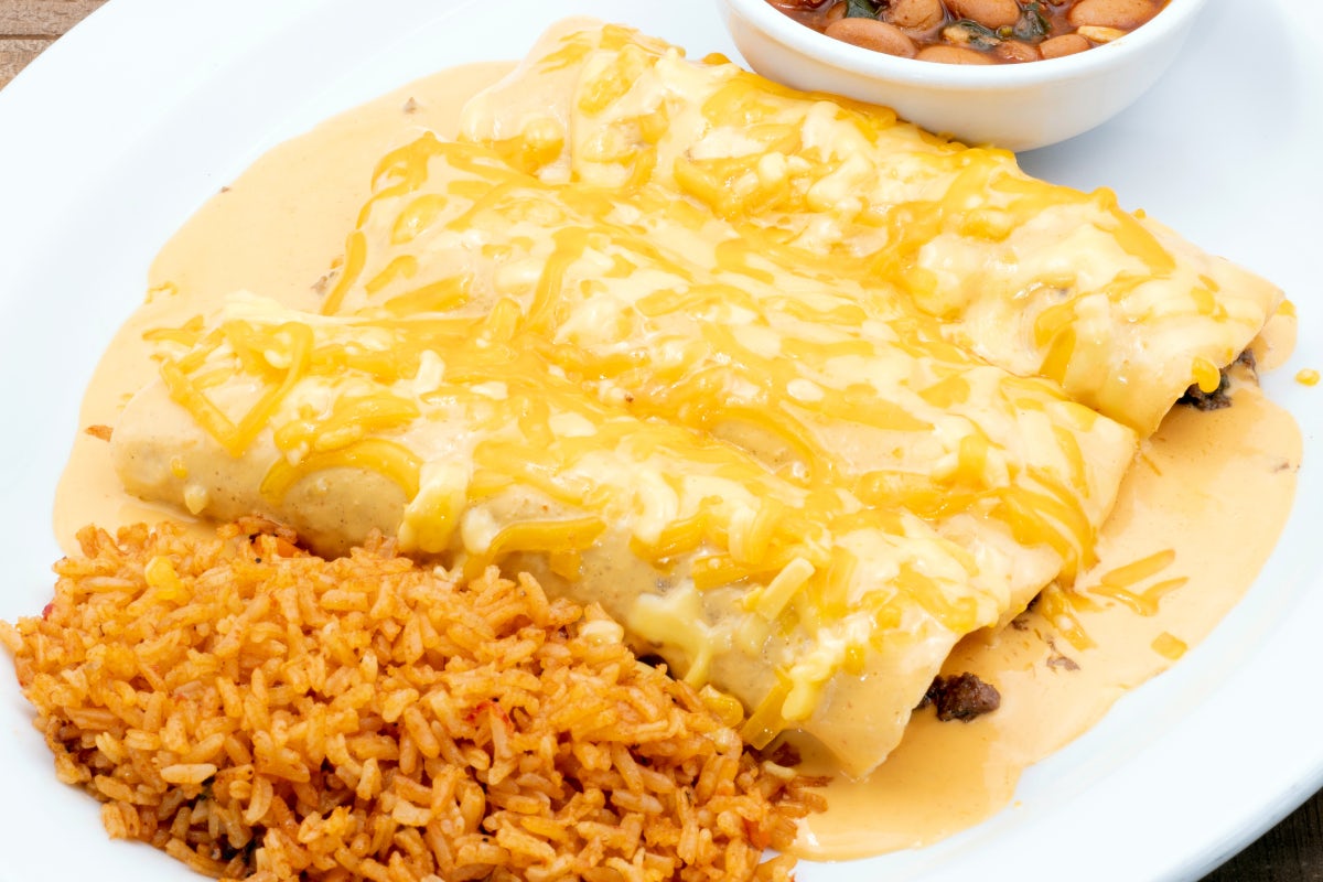 Order Beef Enchiladas food online from Uncle Julio's store, Brentwood on bringmethat.com