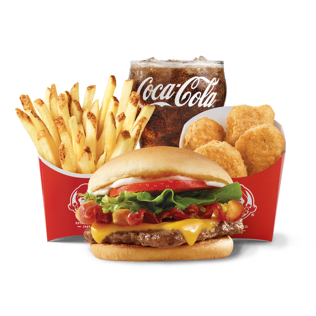 Order Jr. Bacon Cheeseburger Biggie™ Bag food online from Wendy's store, Wooster on bringmethat.com