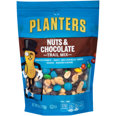 Order Planters Trail Mix Nut & Choclate 6oz food online from Circle K And Liquors store, Fontana on bringmethat.com