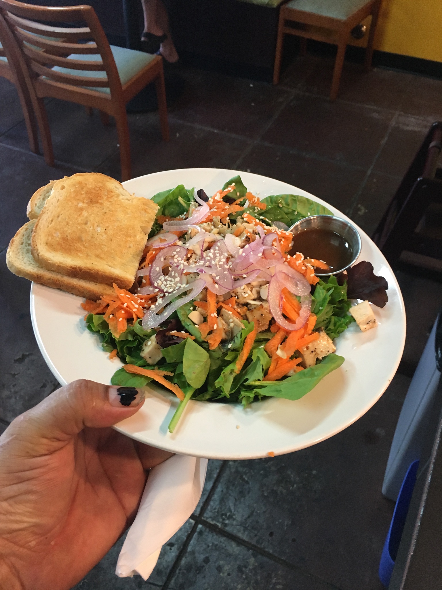 Order Gringo Asian Chicken Salad food online from Street Level Cafe store, Los Angeles on bringmethat.com