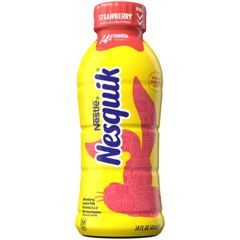 Order NESQUIK Low Fat Strawberry Milk 14oz food online from 7-Eleven store, Natick on bringmethat.com