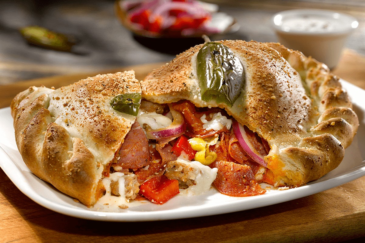 Order CHICAGO FIRE CALZONE food online from Old Chicago 66 store, Lakewood on bringmethat.com