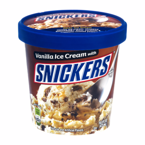 Order Snicker's Ice Cream Pint food online from 7-Eleven store, Arlington on bringmethat.com