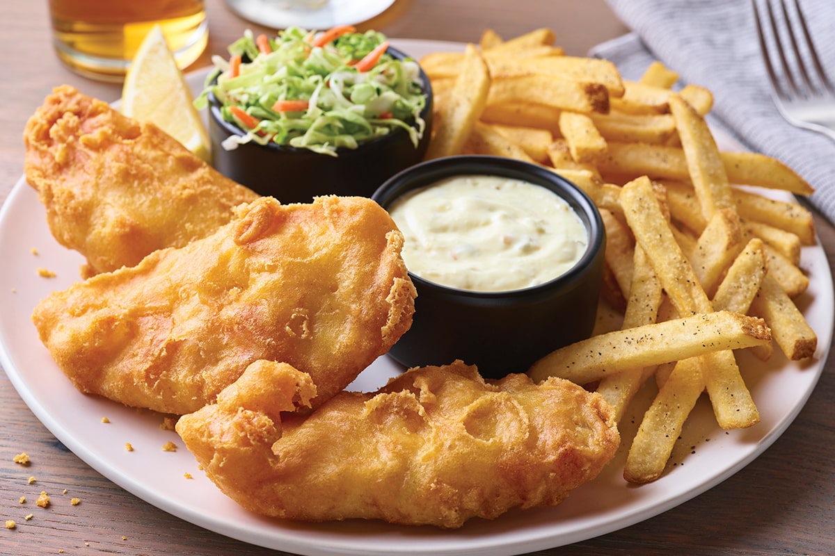 Order Hand-Battered Fish & Chips food online from Applebee's store, Royersford on bringmethat.com