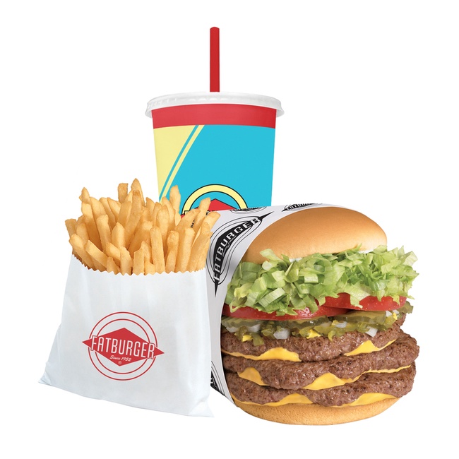 Order XXXL Fatburger (1.5lb) Meal food online from Fatburger - West Hollywood store, Los Angeles on bringmethat.com