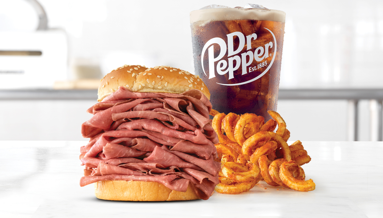 Order Half Pound Roast Beef food online from Arby's store, New Bern on bringmethat.com