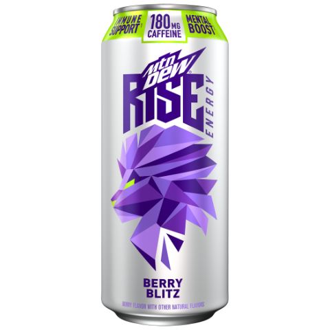 Order MTN DEW RISE ENERGY Berry Blitz 16oz food online from Circle K And Liquors store, Fontana on bringmethat.com