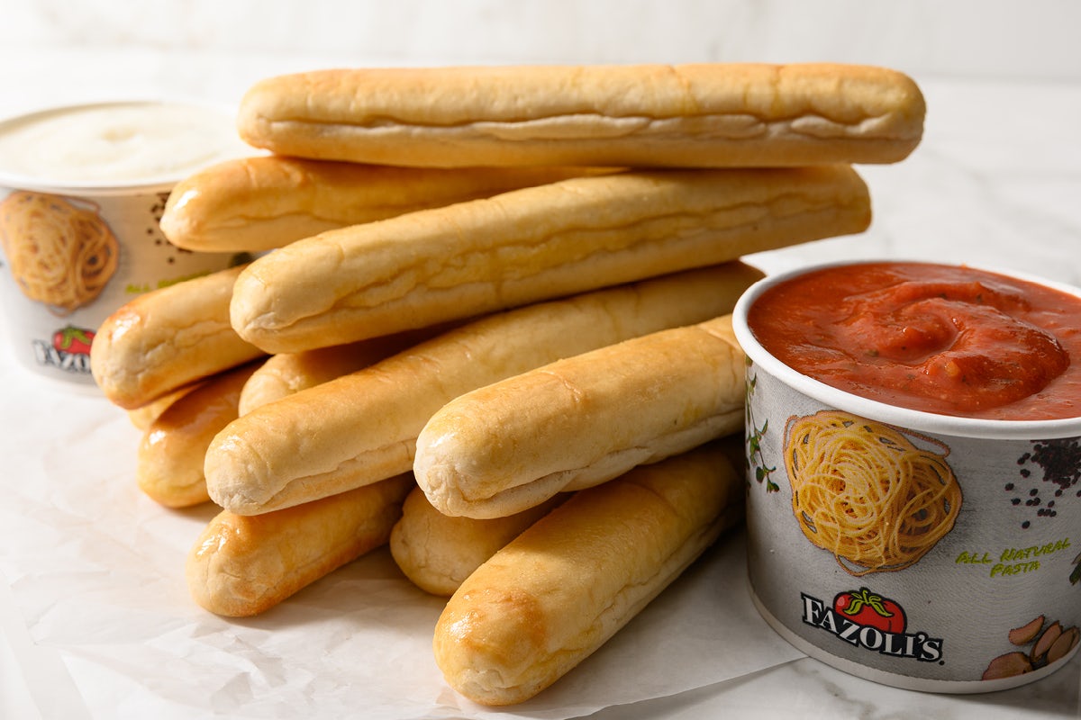 Order Dozen Breadsticks w/ Large Dipping Sauce food online from Fazoli store, Atlanta on bringmethat.com
