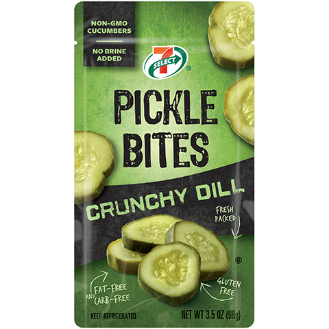 Order 7-Select Dill Pickle Bites 3.5oz food online from 7-Eleven store, Wakefield on bringmethat.com