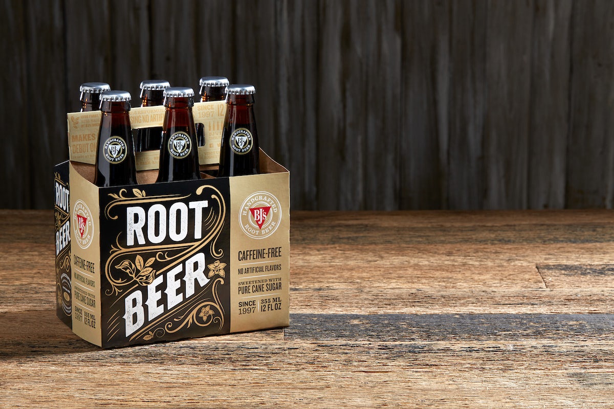 Order BJ's Root Beer- 6 Pack food online from BJ's Restaurant & Brewhouse store, Waco on bringmethat.com