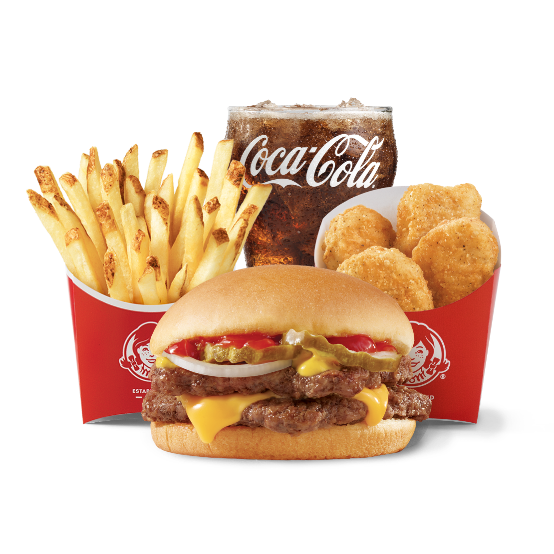 Order Double Stack™ Biggie™ Bag food online from Wendy's store, New Bern on bringmethat.com