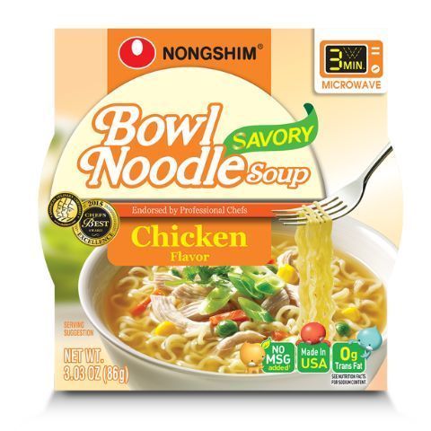 Order Nongshim Bowl Noodle Soup Chicken 3oz food online from 7-Eleven store, Aurora on bringmethat.com