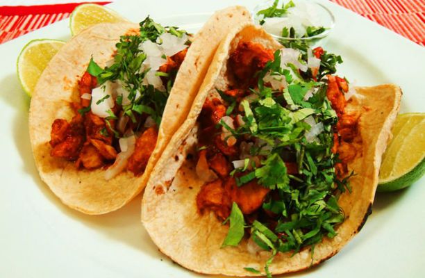 Order Pastor Taco food online from Tacos El Viejon store, Morro Bay on bringmethat.com
